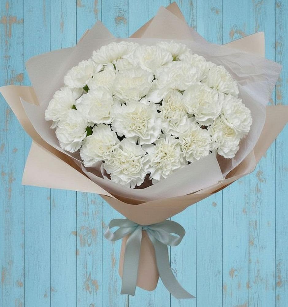 Букет цветов из: Гвоздики в Залимане