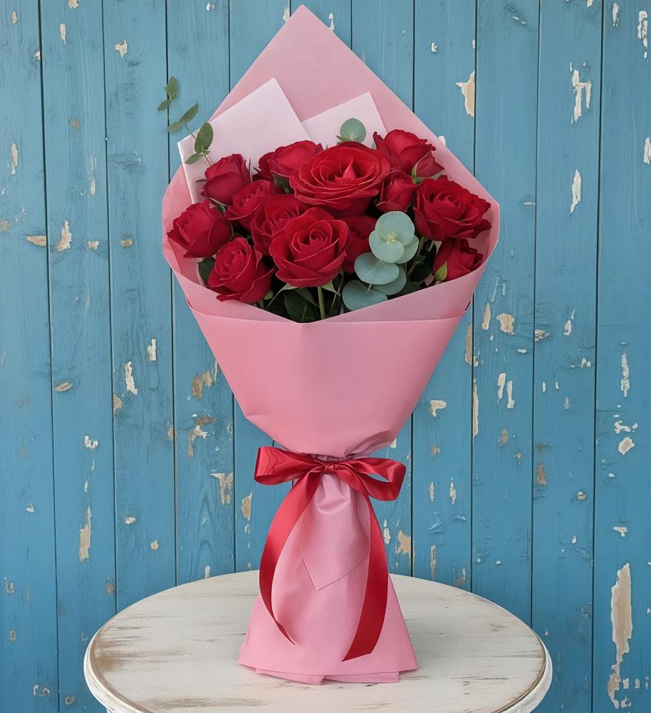 Букет цветов из: Розы в Залимане