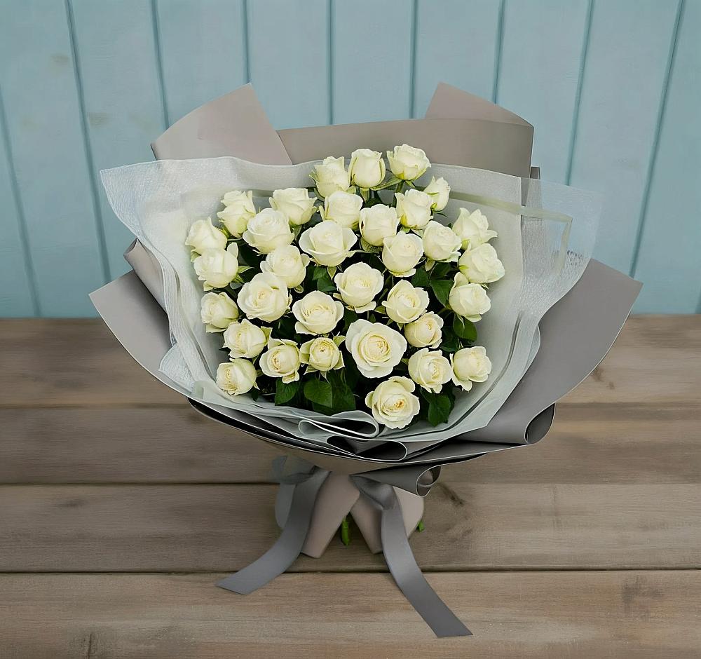 Букет Белоснежная нежность в Залимане