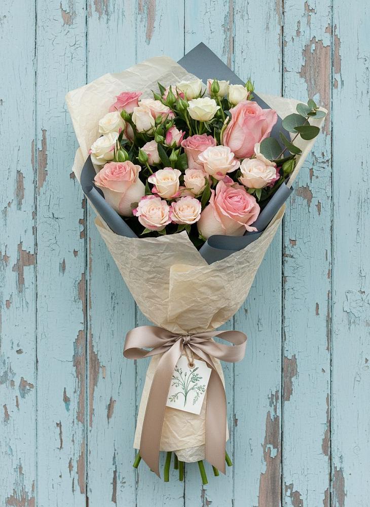 Букет цветов из: Розы в Залимане