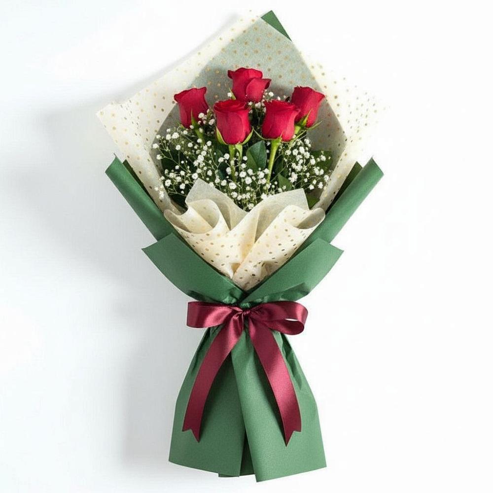 Букет цветов из: Розы в Залимане