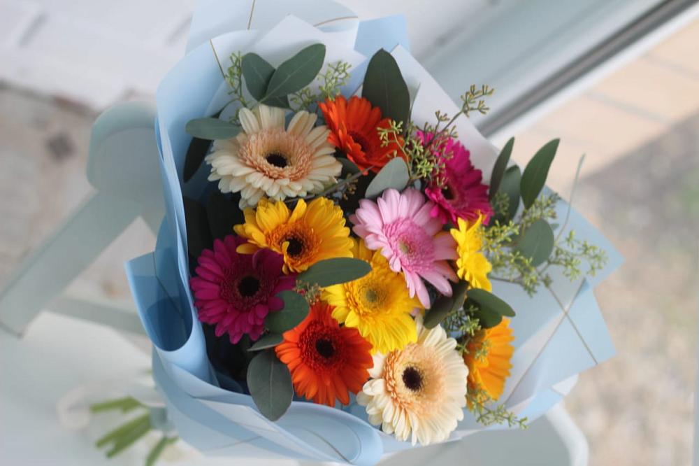 Букет цветов из: Герберы в Залимане