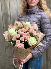 Букет цветов из:  Розы в Залимане