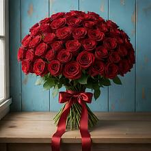 Букет Красные розы Блэк Меджик в Залимане