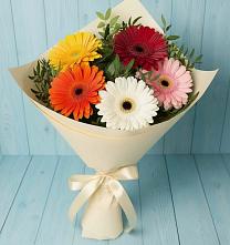 Букет цветов из:  Герберы в Залимане