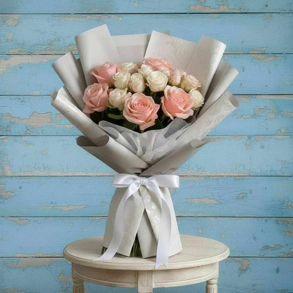 Букет цветов из: Розы в Залимане