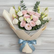 Букет цветов из:  Лизиантусы в Залимане