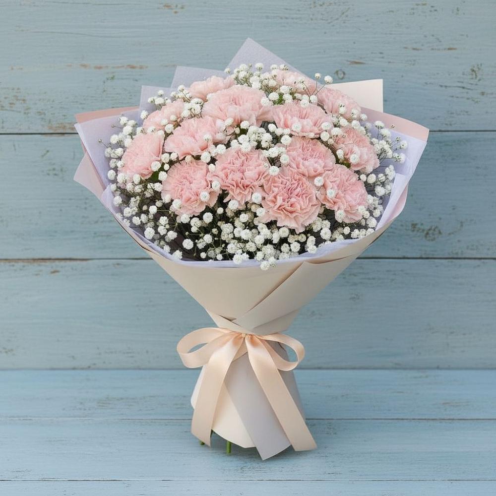 Букет цветов из: Гвоздики в Залимане