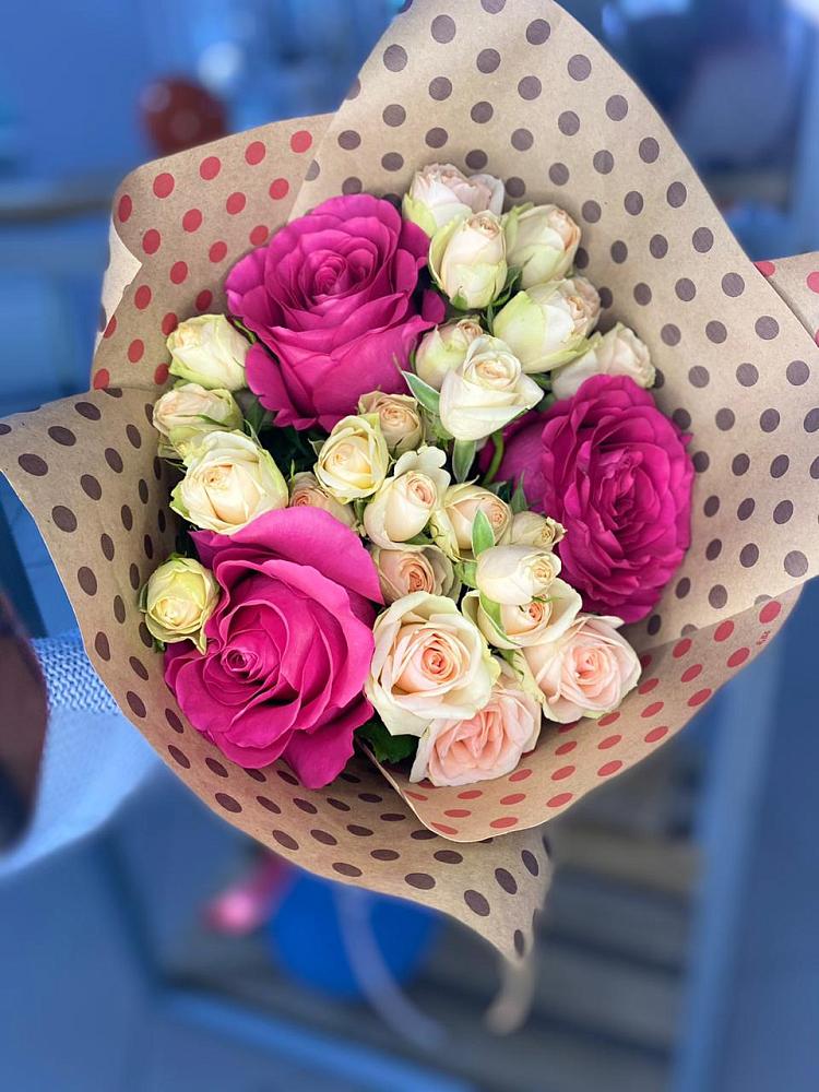 Букет цветов из: Розы в Залимане