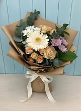 Букет цветов из:  Герберы и Хризантемы в Залимане