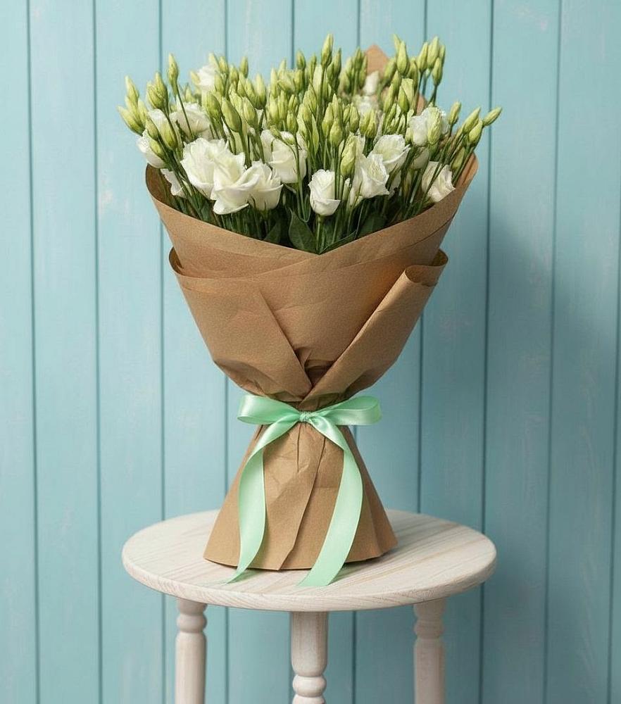 Букет цветов из: Лизиантусы в Залимане