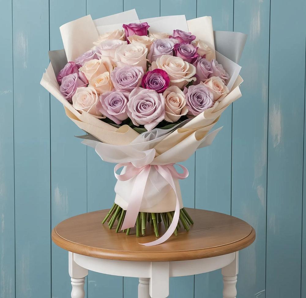 Букет цветов из: Розы в Залимане