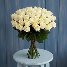 Букет 51 Белая роза Эдлесс Лав #REPLACE_PRED# Залимане