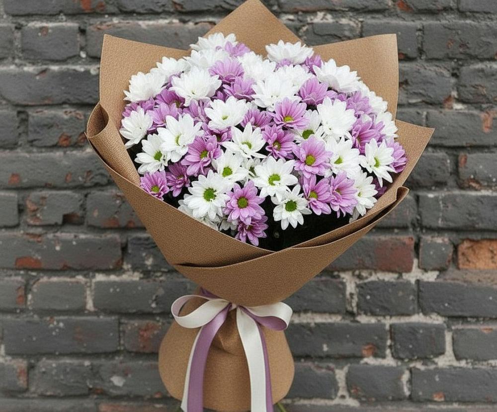 Букет цветов из: Хризантемы в Залимане