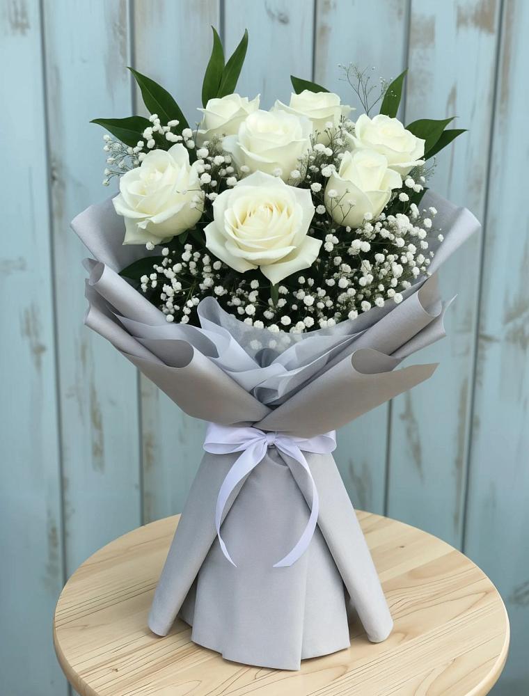 Букет цветов из: Розы в Залимане