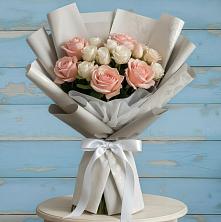 Букет цветов из:  Розы в Залимане