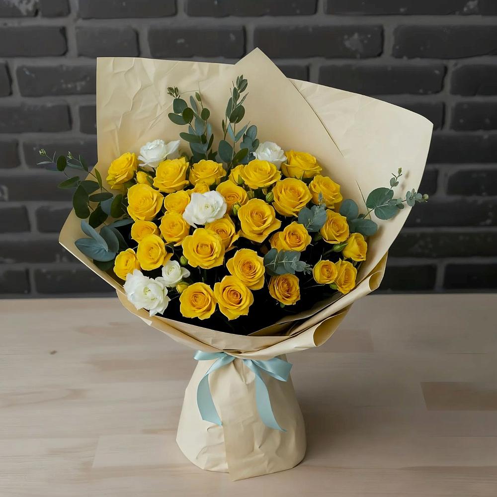 Букет цветов из: Розы в Залимане