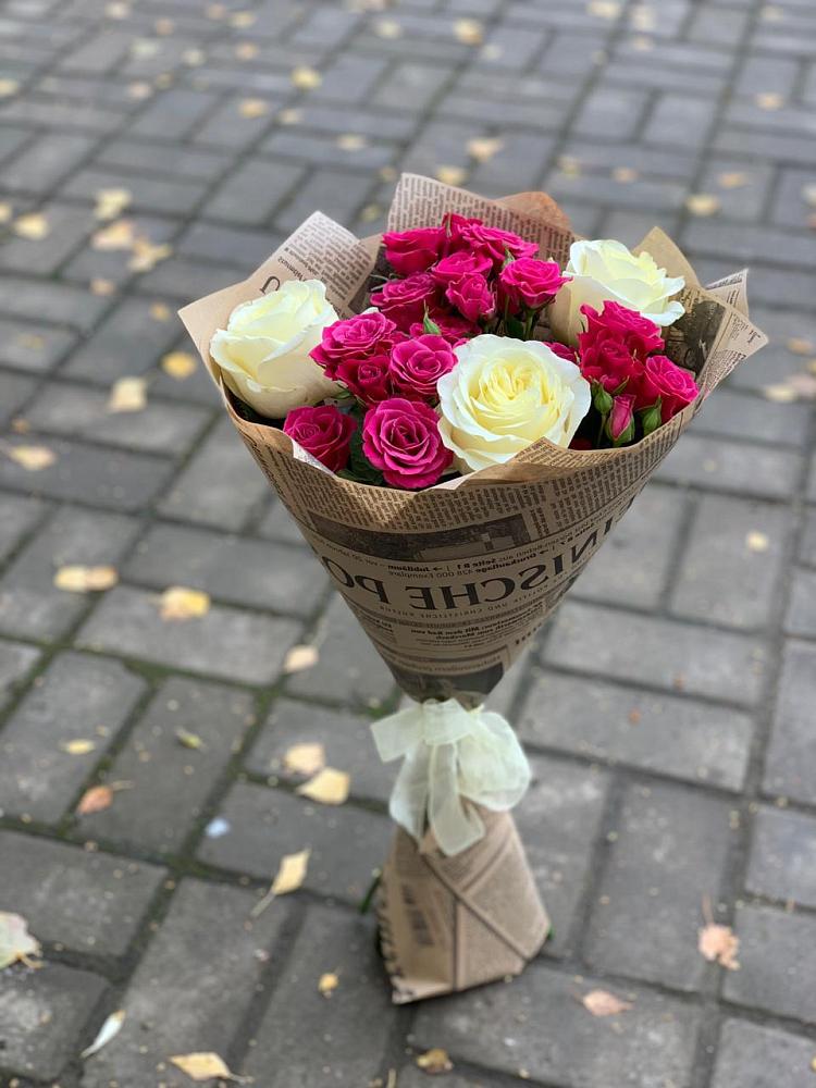 Букет цветов из: Розы в Залимане