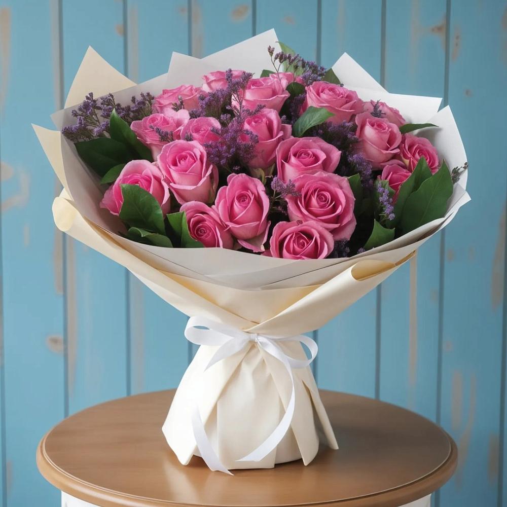 Букет цветов из: Розы в Залимане